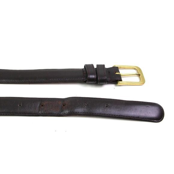 Coach 5700 DARK BROWN GENUINE LEATHER 7/8"Wd CASUAL DRESS MEN'S BELT 36/90 (80T - Picture 12 of 13